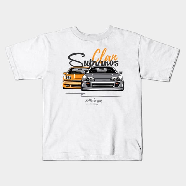 Supra team Kids T-Shirt by Markaryan